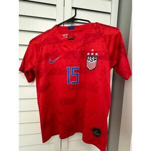 Megan Rapinoe #15 USA Women’s National Team Jersey – Red Nike Stadium Edition